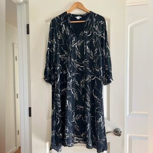 Elegant Black and White Women's Dress